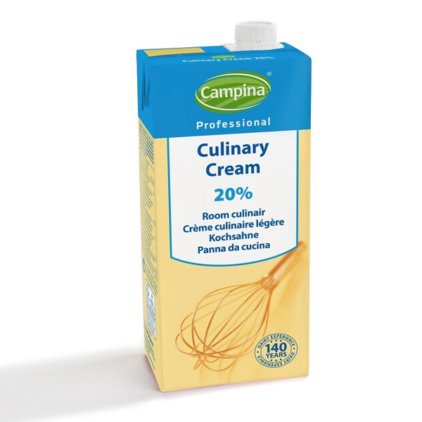 1820001  Campina  Professional  Culinairy Cream 20%  1 lt