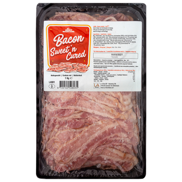 3435581  L.A. Streetfood  Smoky Mountains  Bacon Sweet, Cured & Cooked  1 kg