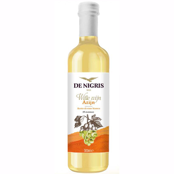 4655081  De Nigris Witte Wijn Azijn  500 ml