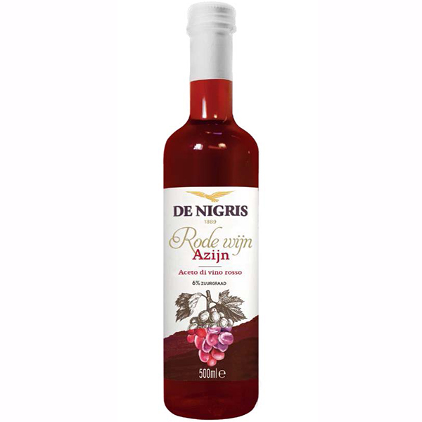 4655082  De Nigris Rode Wijn Azijn  500 ml