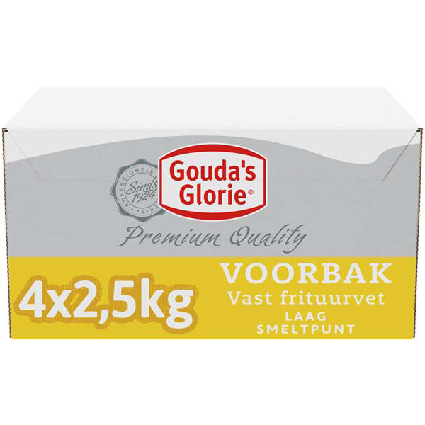 5214021 " Gouda's Glorie Frituurvet Vast Voorbak  4x2,5 kg "