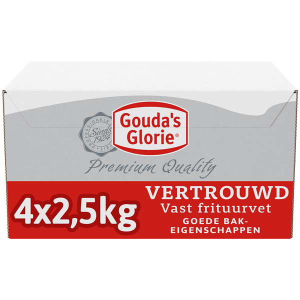 5214023 " Gouda's Glorie Frituurvet Vast Vertrouwd  4x2,5 kg "