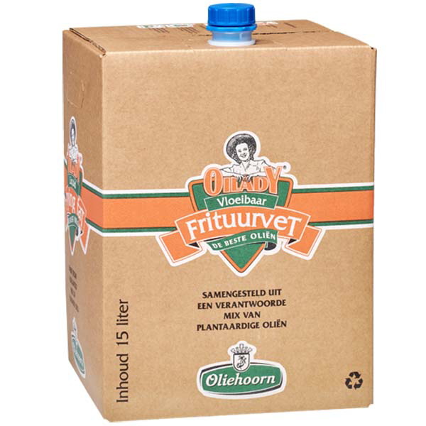 5216102  Oliehoorn Frituurvet Bag-in-Box  15 lt