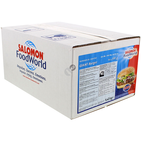 5428265  Salomon (Hit)Hamburger Giant  16x339 gr
