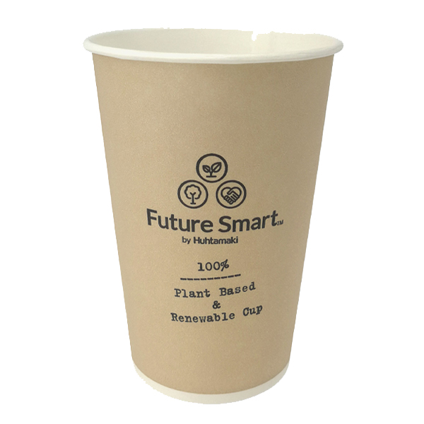 7873618  Huhtamaki Koffiebeker Karton Future Smart 180 ml  100 st